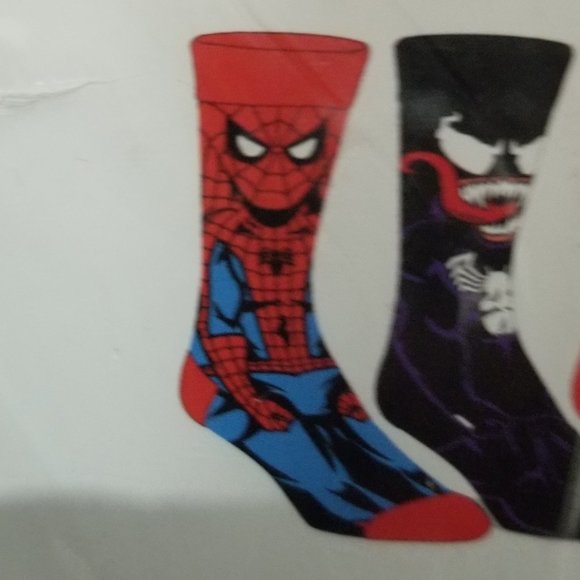 Marvel Spider-man 360 Crew Socks - Picture 4 of 6